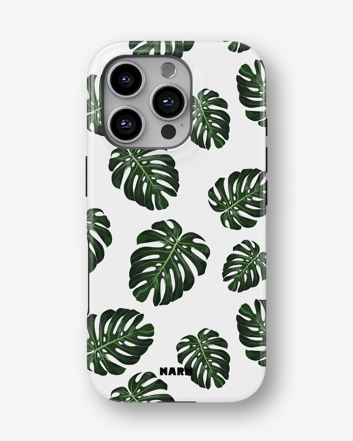 iPhone 16 Pro Tough Case – Monstera Pattern - View 1