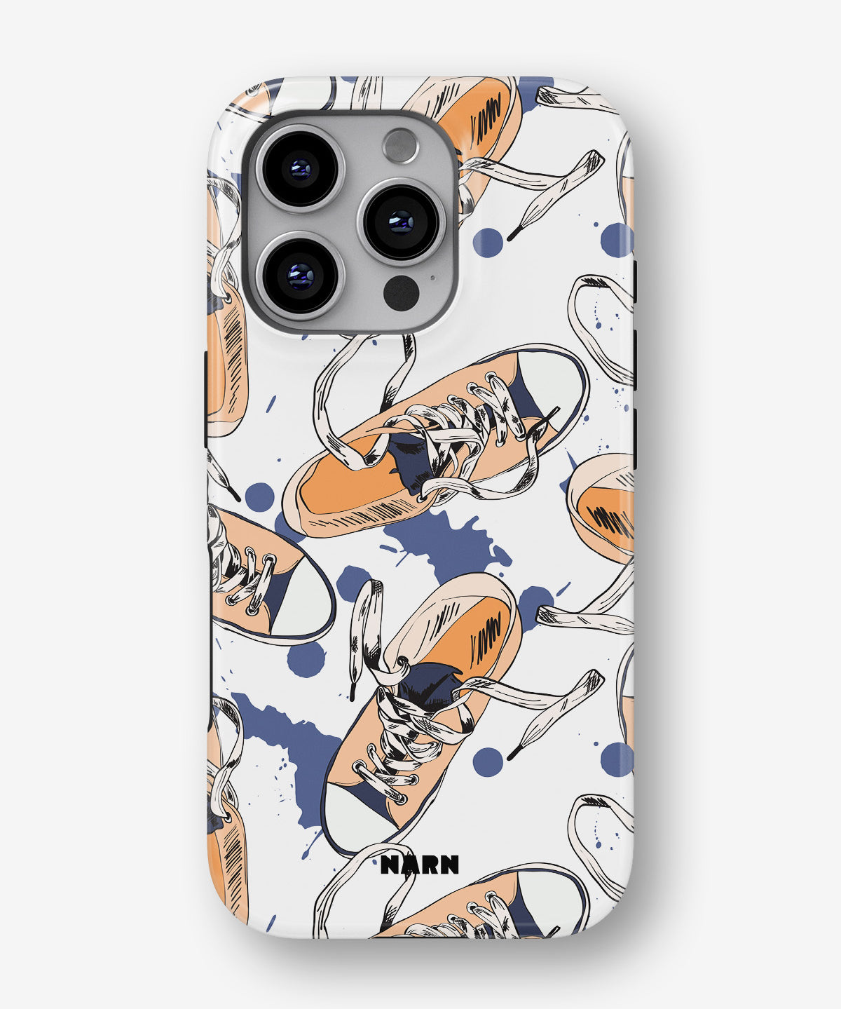iPhone 16 Pro Tough Case – Apricot Sneakers - View 1