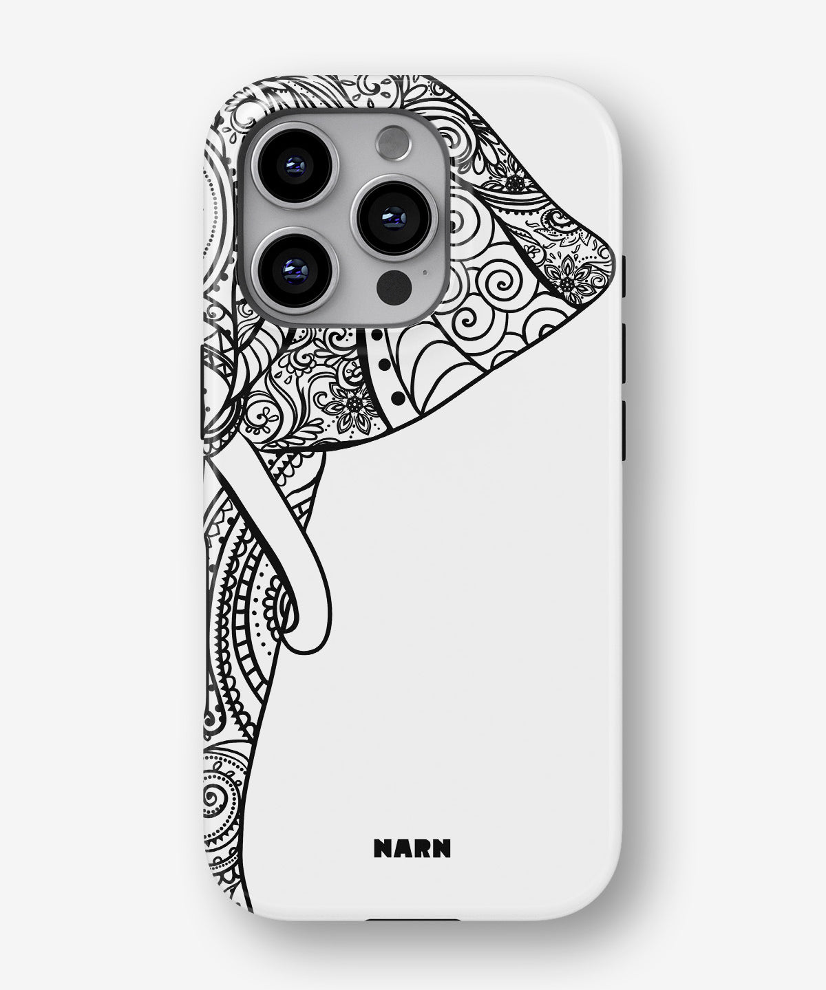iPhone 16 Pro Tough Case – Mandala Elephant - View 1
