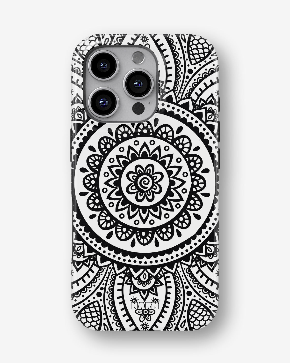 iPhone 16 Pro Tough Case – Henna Mandala - View 1