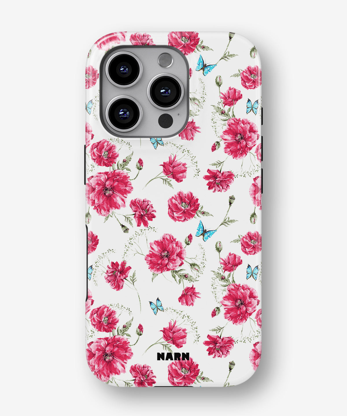 iPhone 16 Pro Tough Case – Poppies in Bloom - View 1