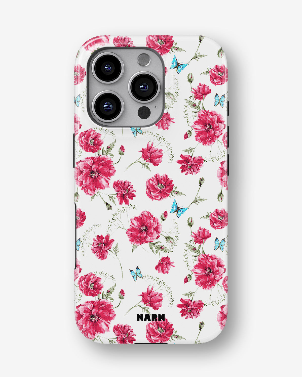 iPhone 16 Pro Tough Case – Poppies in Bloom - View 1