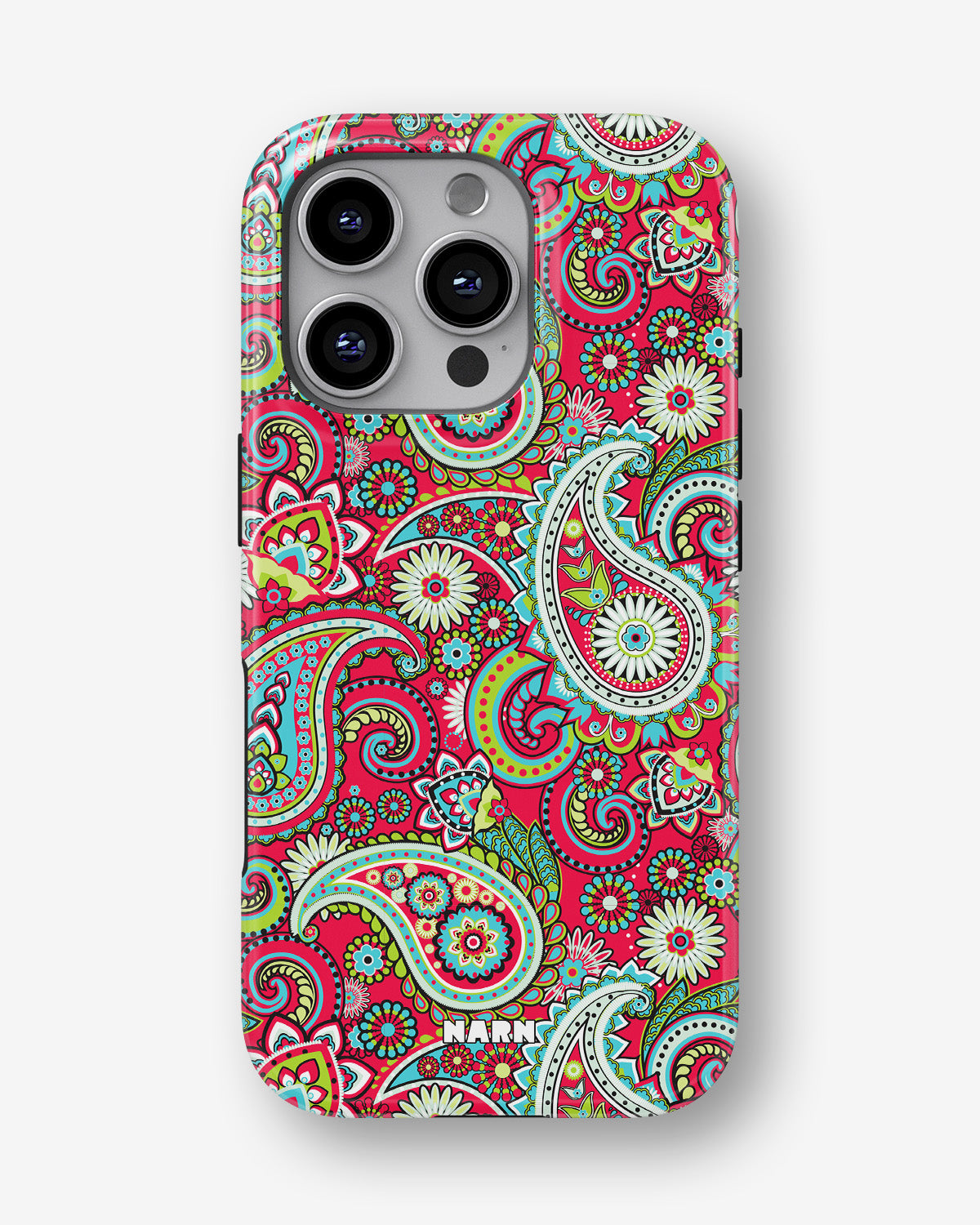 iPhone 16 Pro Tough Case – Paisley Paradise - View 1