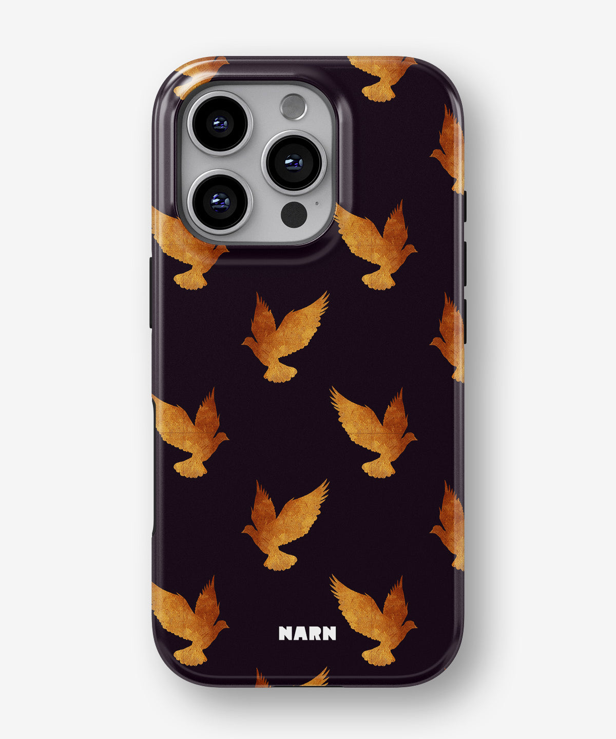 iPhone 16 Pro Tough Case – Royal Doves - View 1