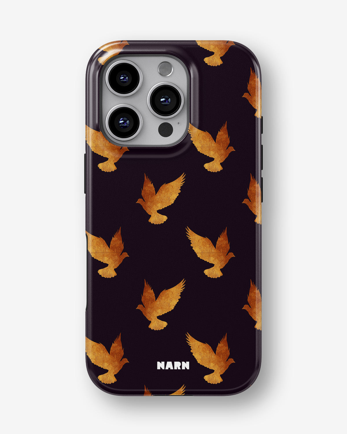 iPhone 16 Pro Tough Case – Royal Doves - View 1