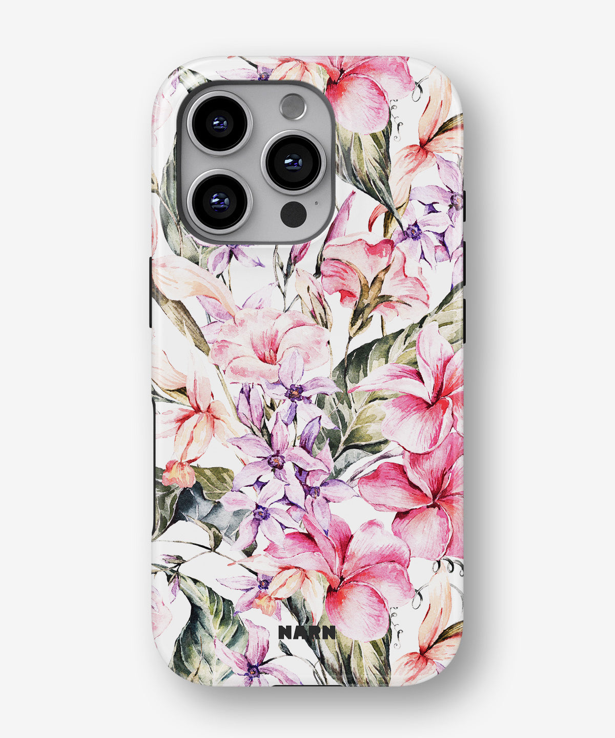 iPhone 16 Pro Tough Case – Watercolor Flowers - View 1