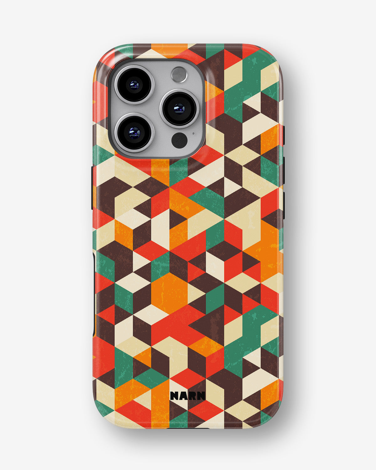 iPhone 16 Pro Tough Case – Retro Geometric - View 1