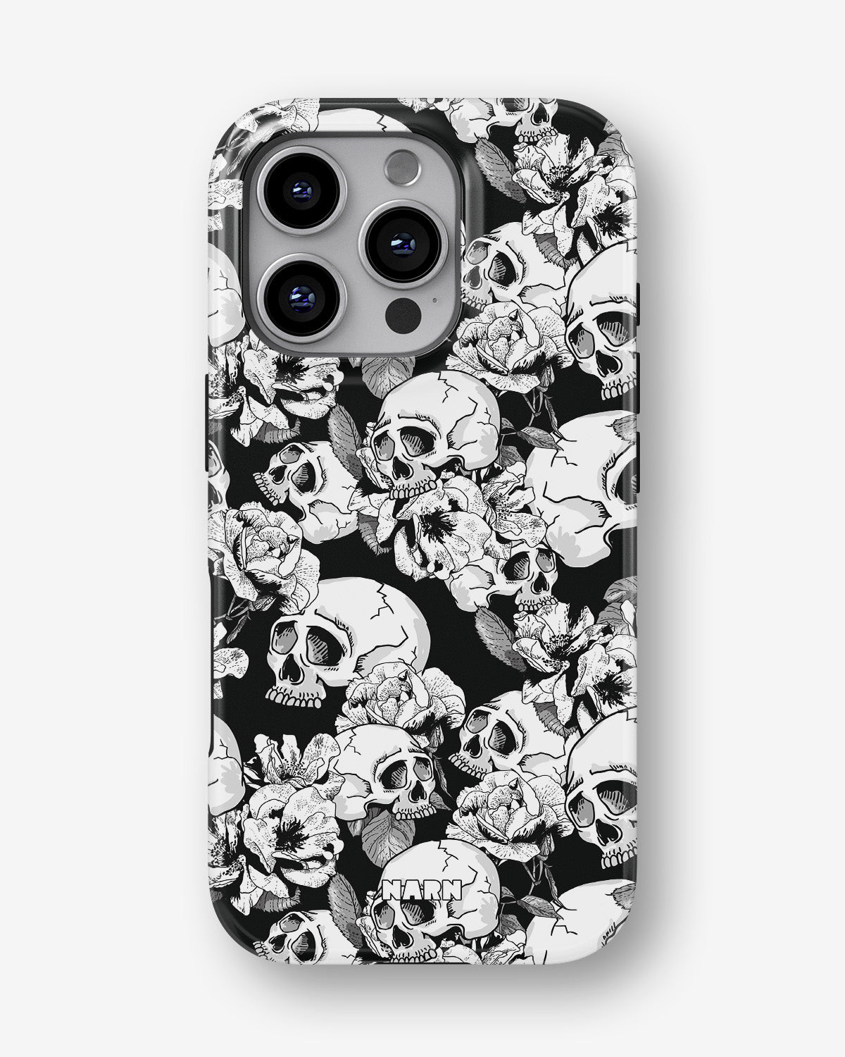 iPhone 16 Pro Tough Case – Skull Garden - View 1