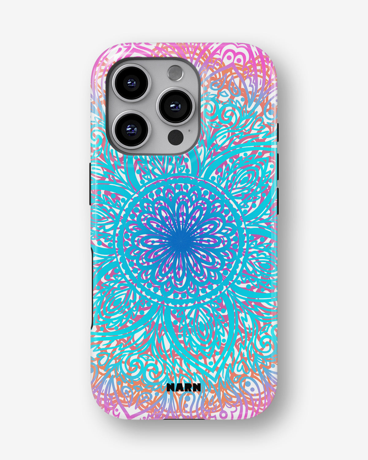 iPhone 16 Pro Tough Case – Pastel Mandala - View 1