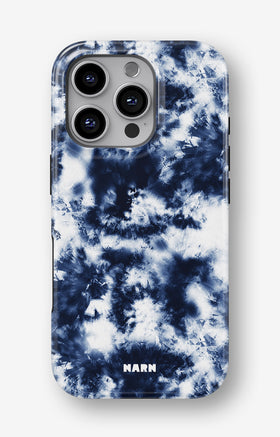 iPhone 16 Pro Tough Case – Tie Dye Blue - View 1