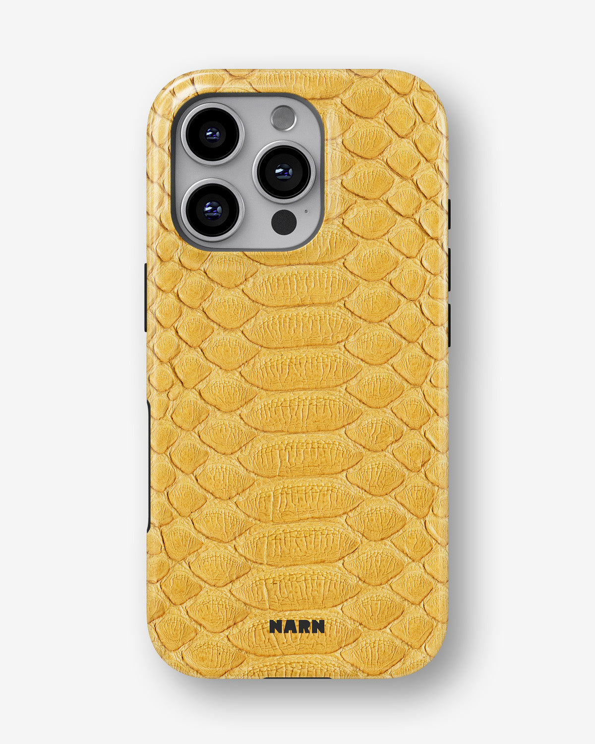 iPhone 16 Pro Tough Case – Yellow Snake - View 1