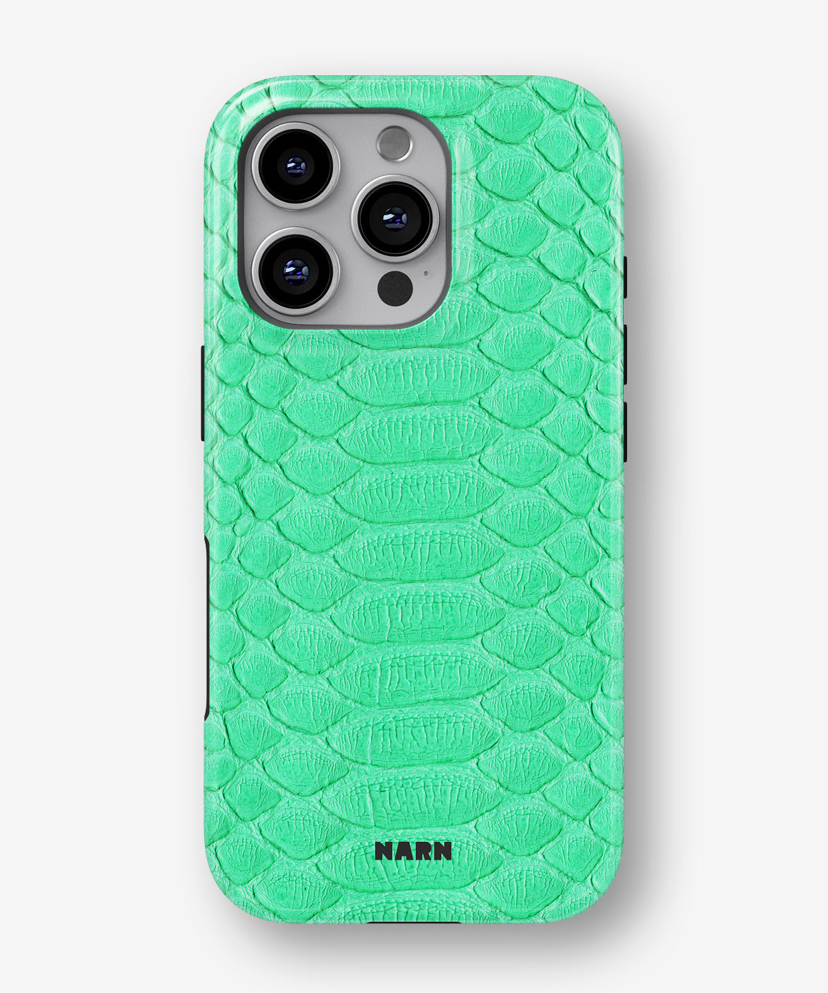 iPhone 16 Pro Tough Case – Turquoise Snake - View 1