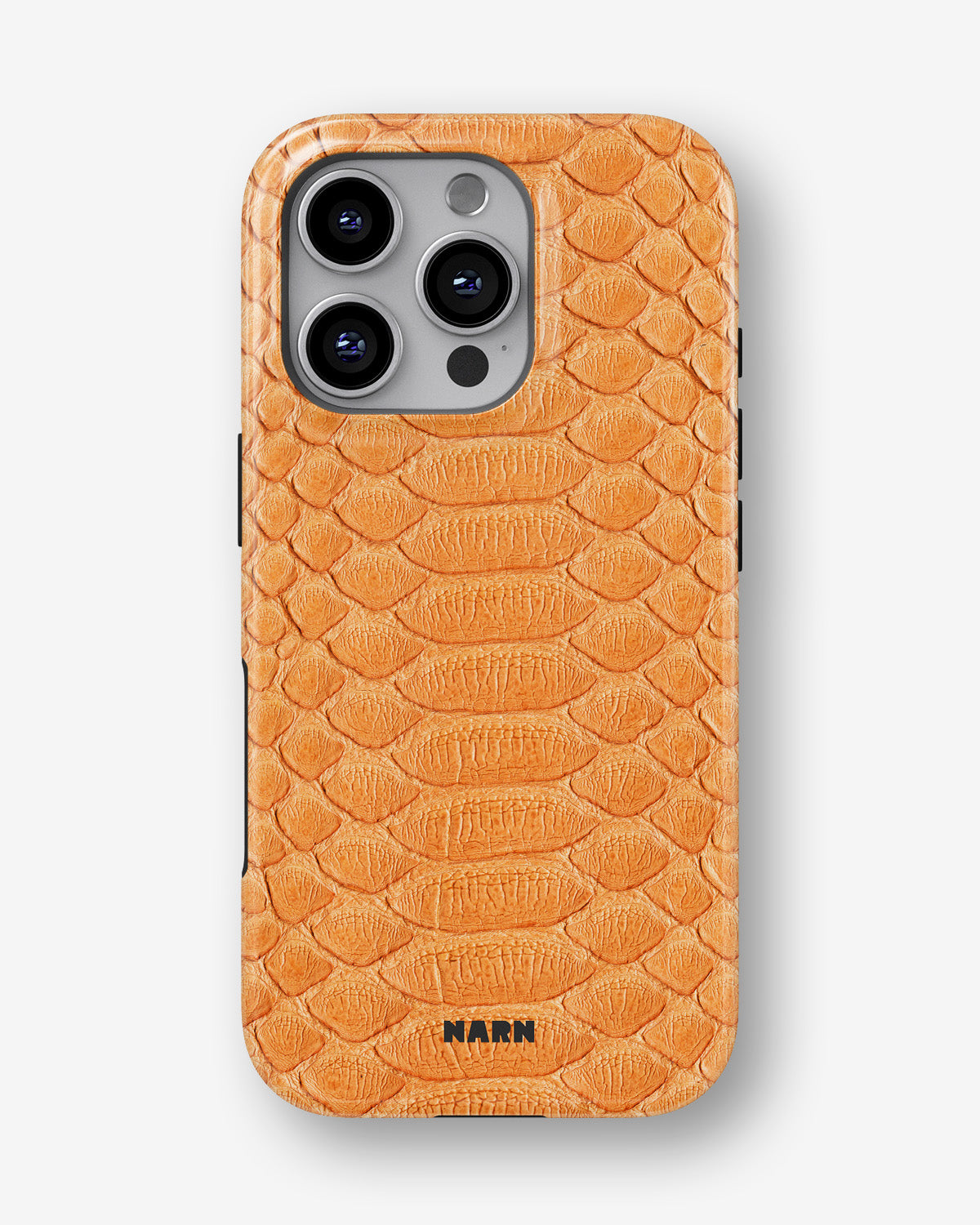 iPhone 16 Pro Tough Case – Orange Snake - View 1