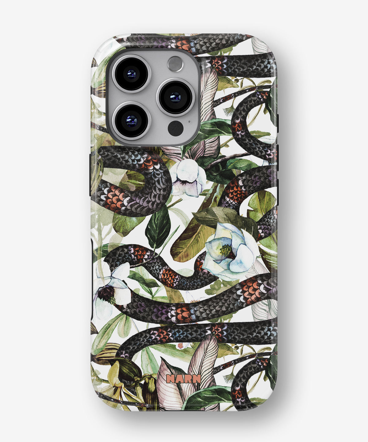 iPhone 16 Pro Tough Case – Jungle Snake - View 1