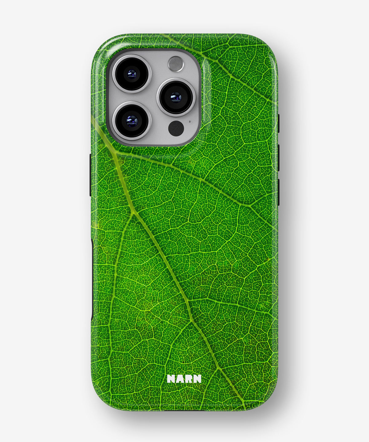 iPhone 16 Pro Tough Case – Green Leafy - View 1
