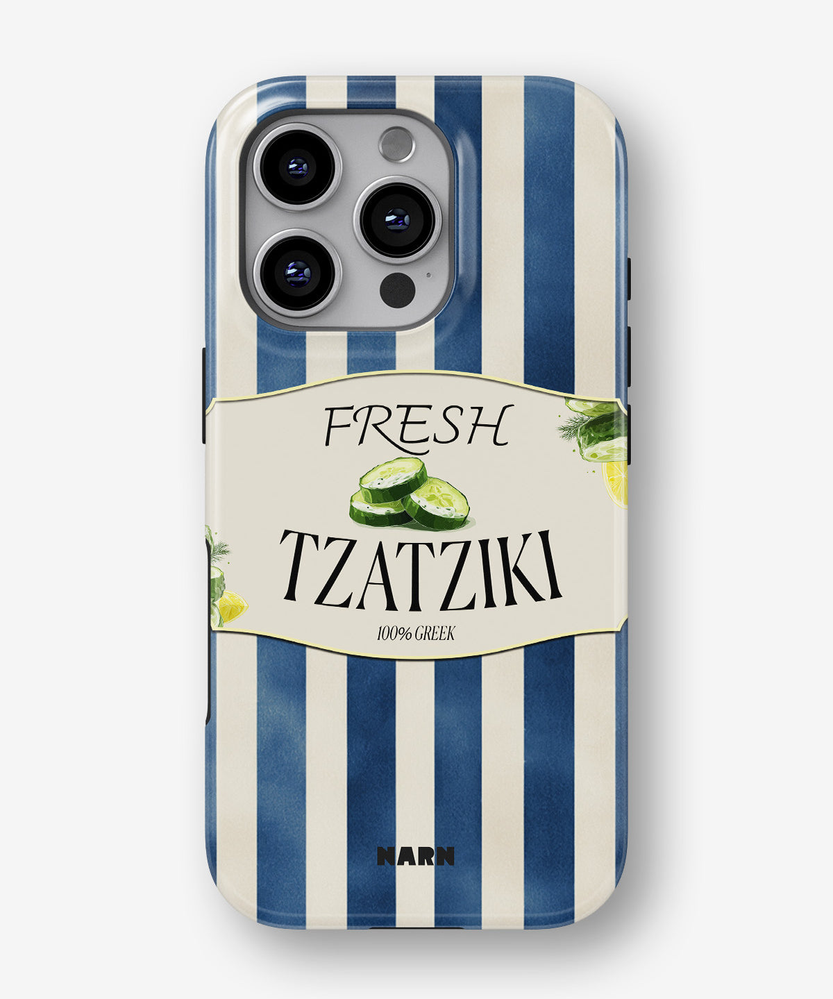 iPhone 16 Pro Tough Case – Greek Blues - View 1