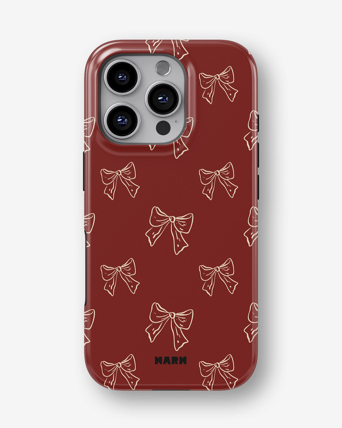 iPhone 16 Pro Tough Case – Cherry Bows - View 1