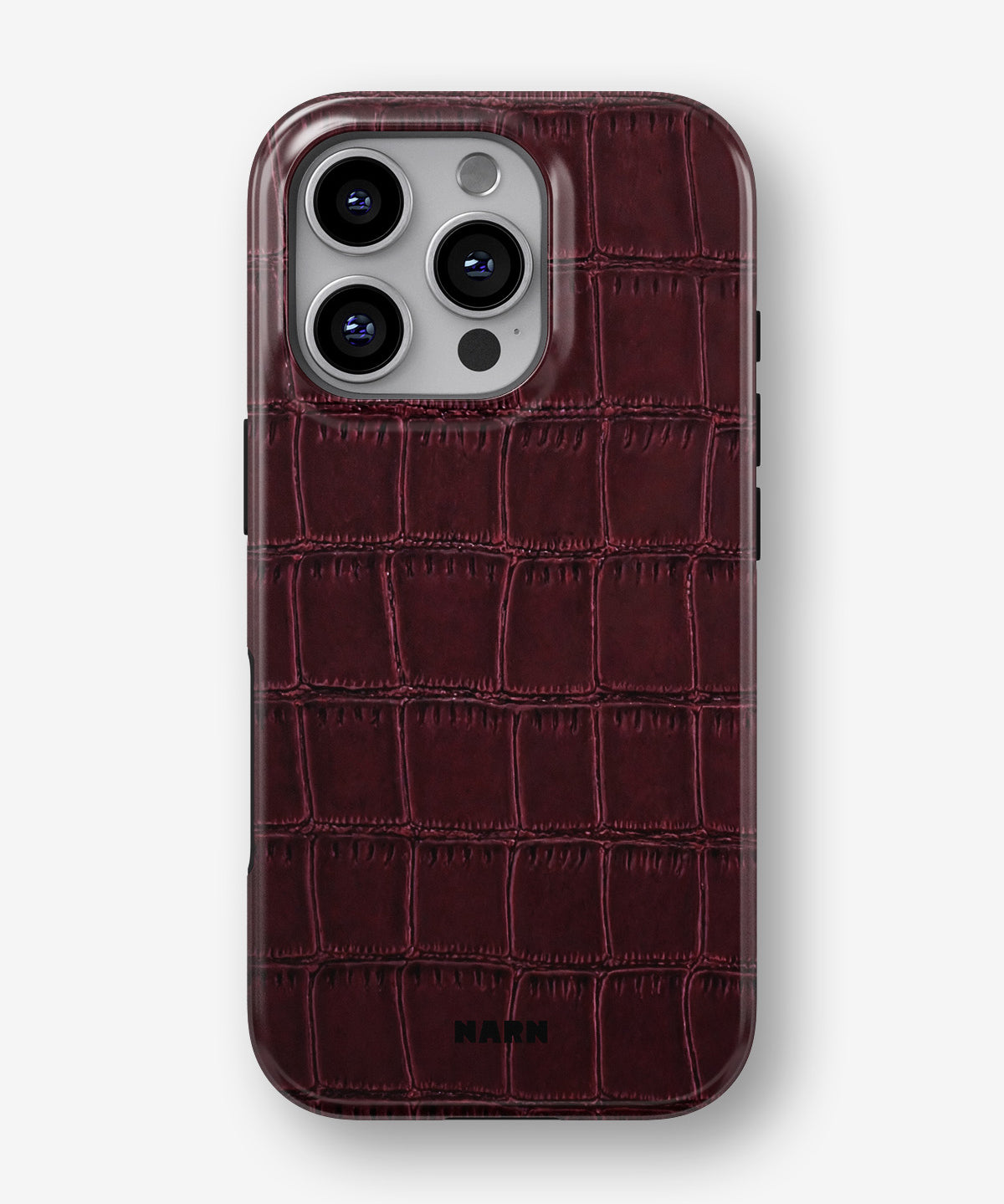 iPhone 16 Pro Tough Case – Rouge Croc - View 1