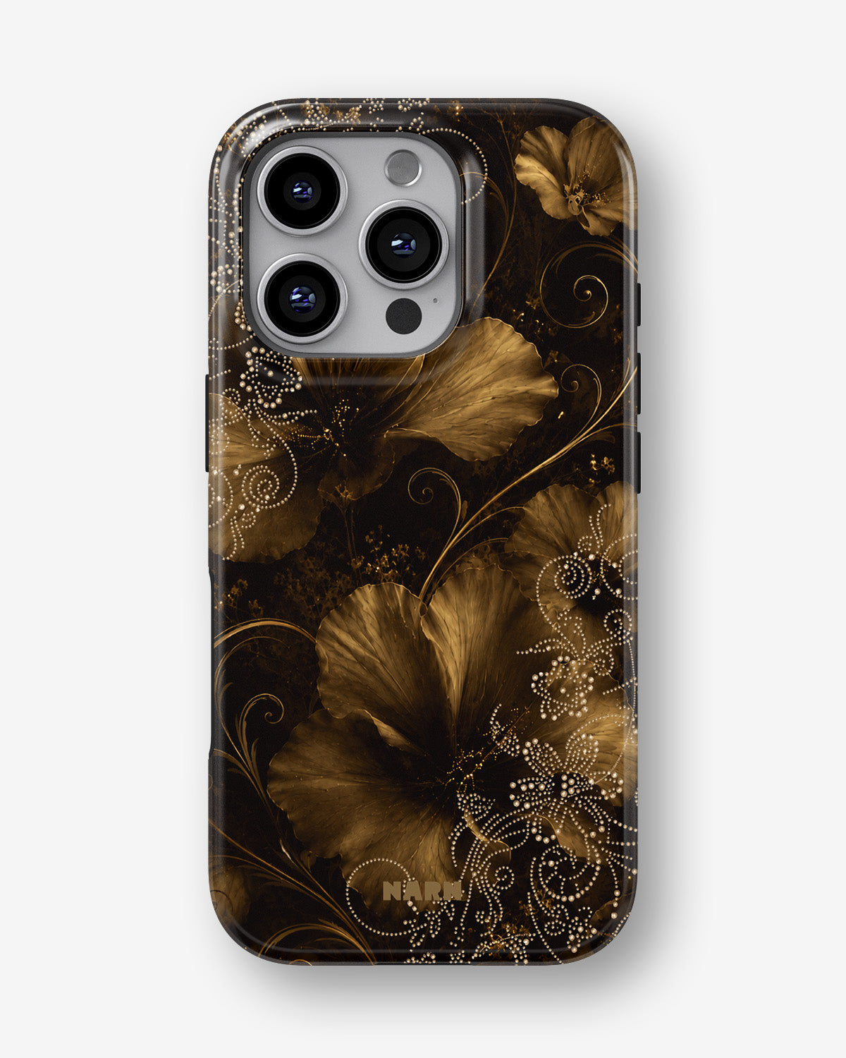 iPhone 16 Pro Tough Case – Bloom Noir - View 1
