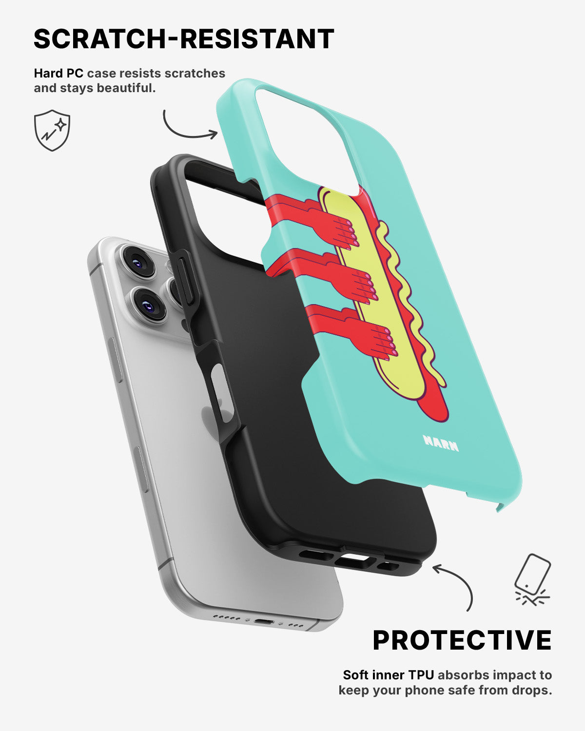 iPhone 16 Pro Tough Case – Hot Dog - View 2