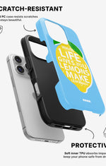 iPhone 16 Pro Tough Case – Lemon Quote - View 2
