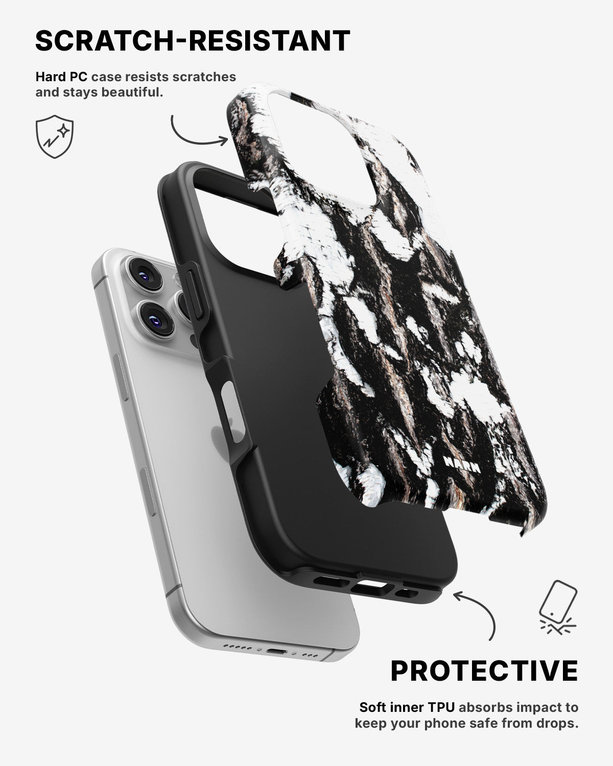 iPhone 16 Pro Tough Case – Birch - View 2