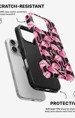 iPhone 16 Pro Tough Case – Flamingos - View 2