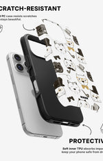 iPhone 16 Pro Tough Case – Cartoon Cats - View 2