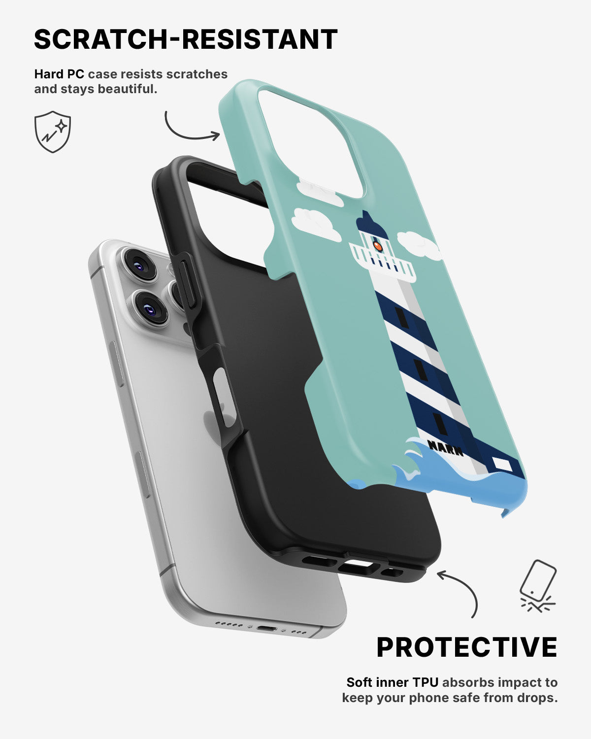 iPhone 16 Pro Tough Case – Lighthouse - View 2