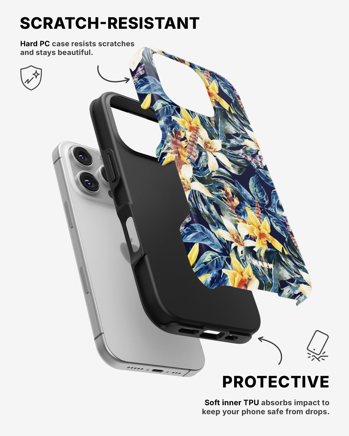 iPhone 16 Pro Tough Case – Lily - View 2