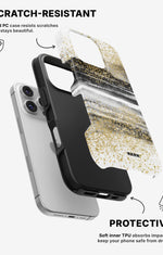 iPhone 16 Pro Tough Case – Sparkly Tie Dye - View 2