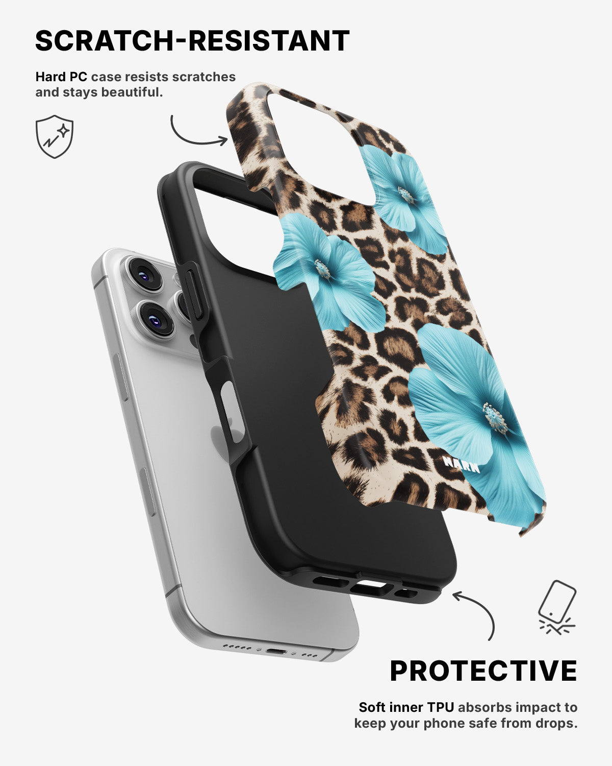 iPhone 16 Pro Tough Case – Blooming Jungle - View 2