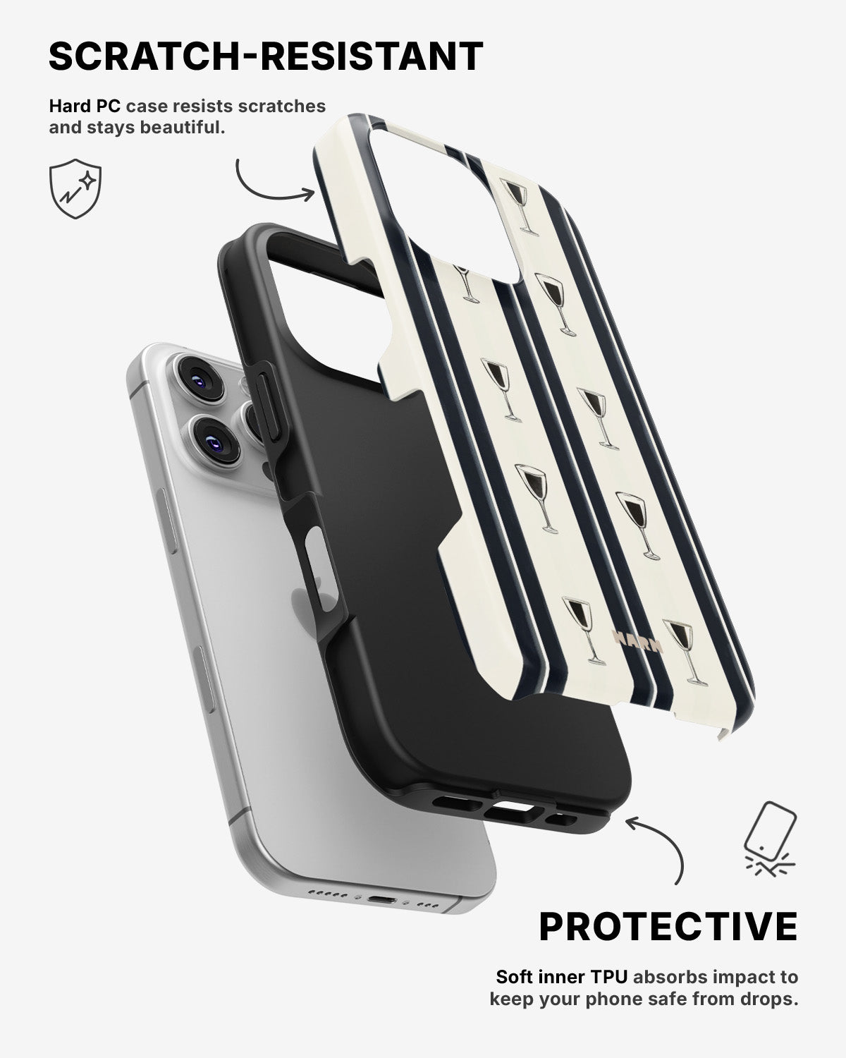iPhone 16 Pro Tough Case – Sail & Sip - View 2