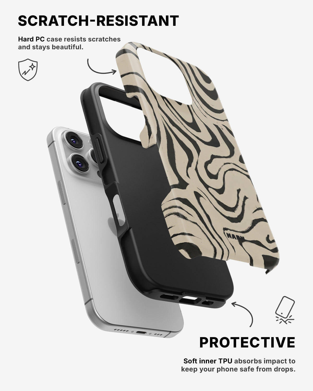 iPhone 16 Pro Tough Case – Sand Drift - View 2