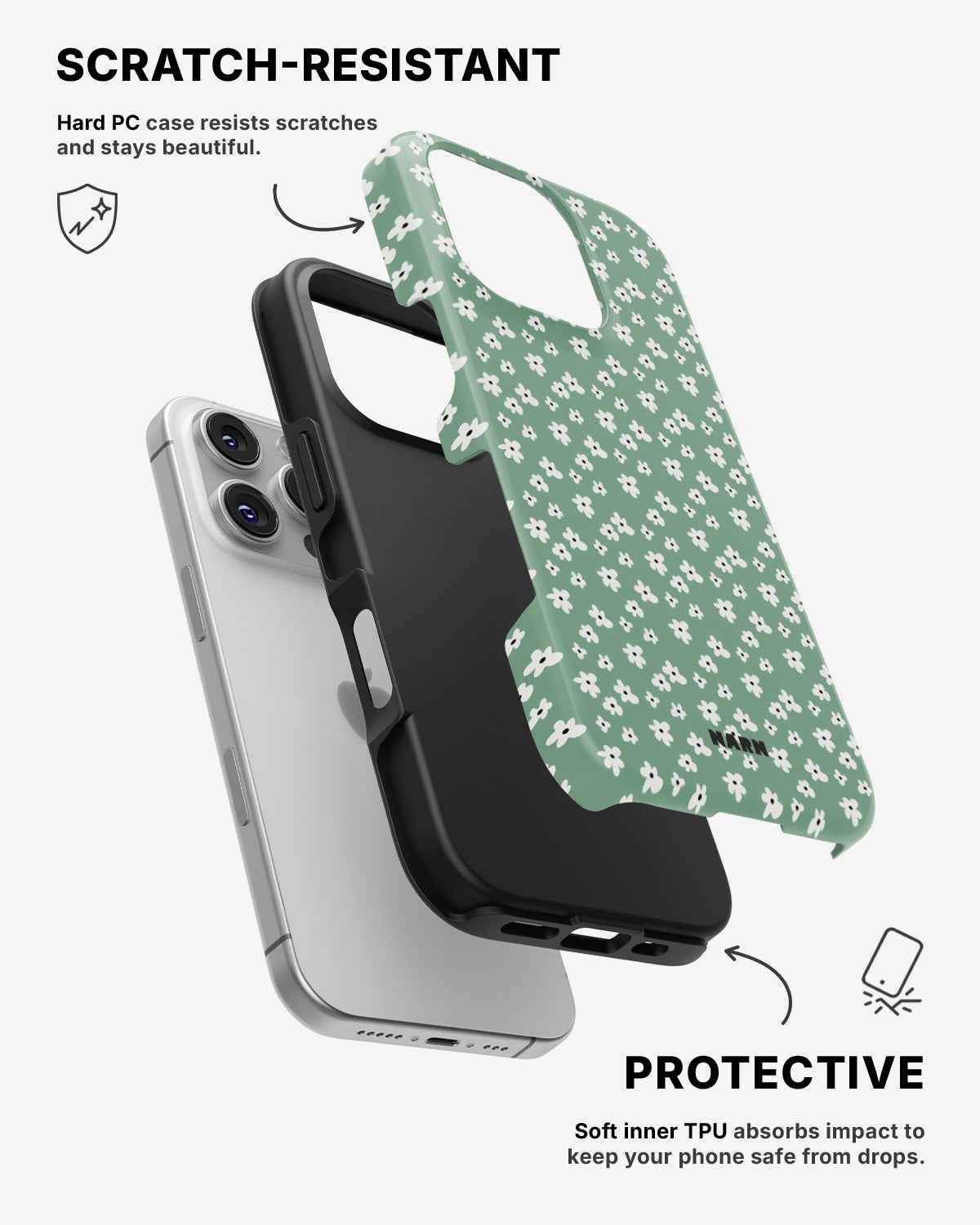 iPhone 16 Pro Tough Case – Meadow - View 2