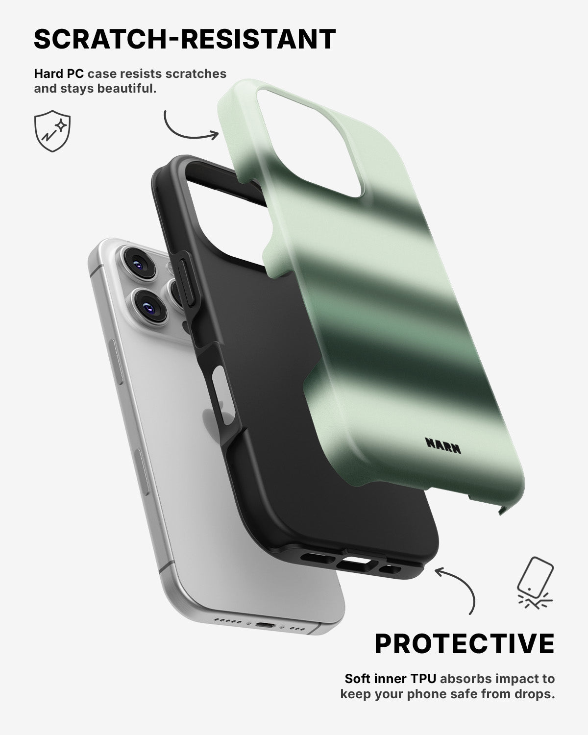 iPhone 16 Pro Tough Case – Mint - View 2
