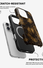 iPhone 16 Pro Tough Case – Bloom Noir - View 2