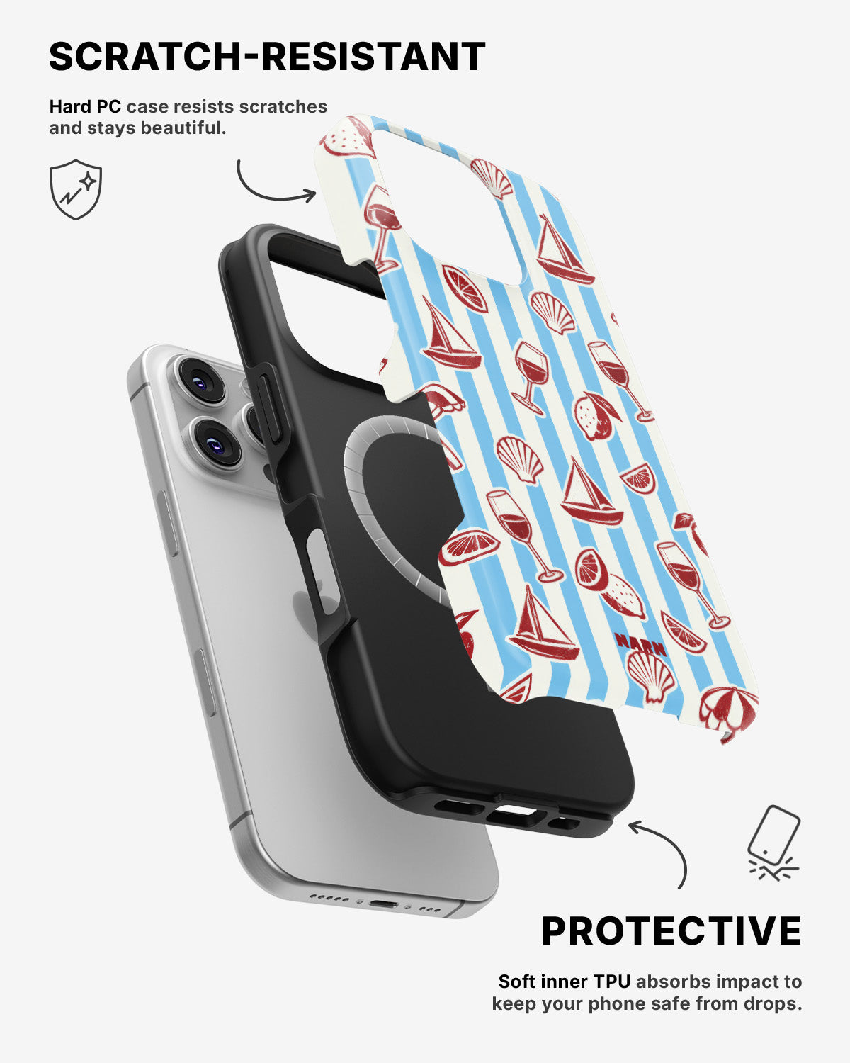 iPhone 16 Pro Tough Case – Bonjour - View 2