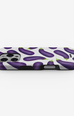 iPhone 16 Pro Tough Case – Eggplant Pattern - View 3