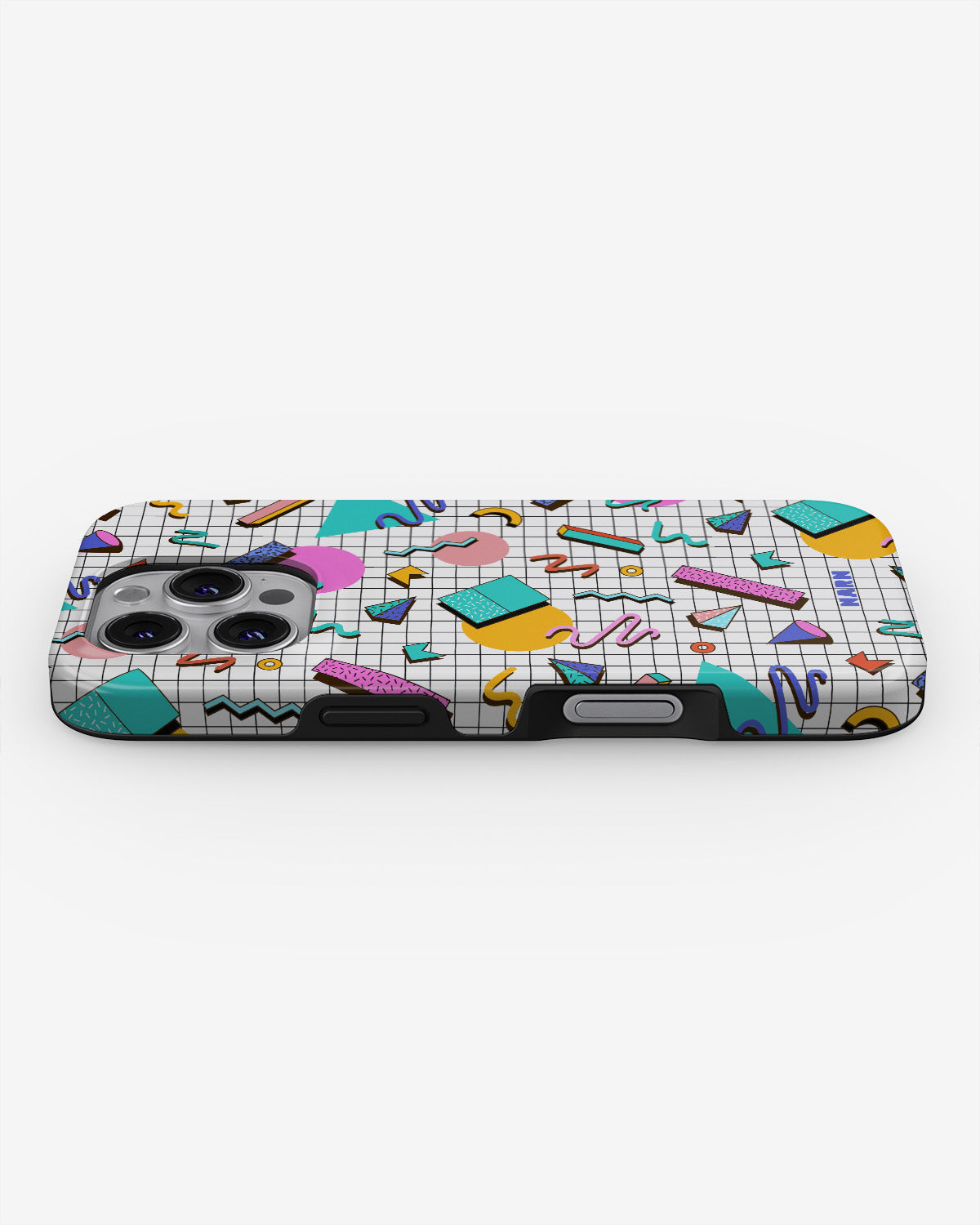 iPhone 16 Pro Tough Case – 80s Memphis - View 3