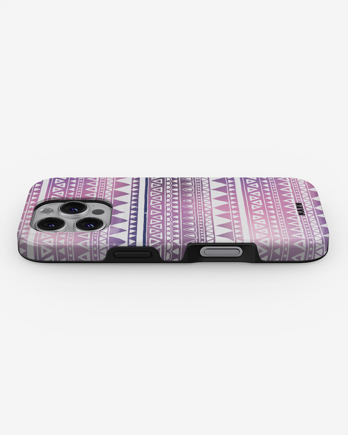 iPhone 16 Pro Tough Case – Purple Aztec - View 3