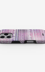 iPhone 16 Pro Tough Case – Purple Aztec - View 3