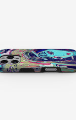 iPhone 16 Pro Tough Case – Abstract Cat - View 3
