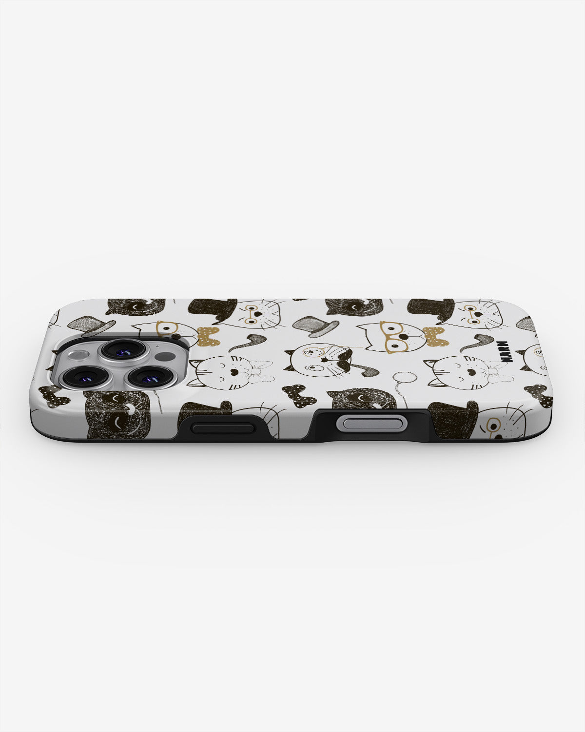 iPhone 16 Pro Tough Case – Cartoon Cats - View 3