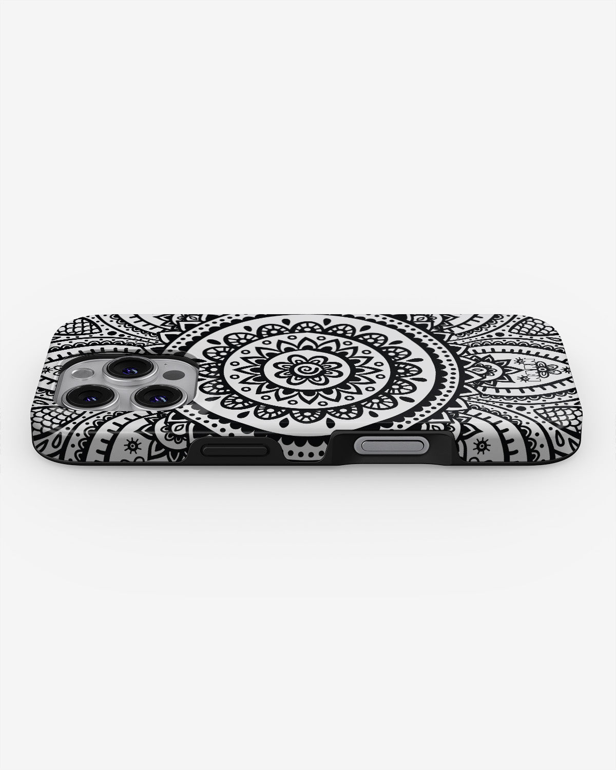 iPhone 16 Pro Tough Case – Henna Mandala - View 3