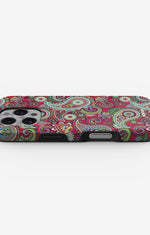 iPhone 16 Pro Tough Case – Paisley Paradise - View 3