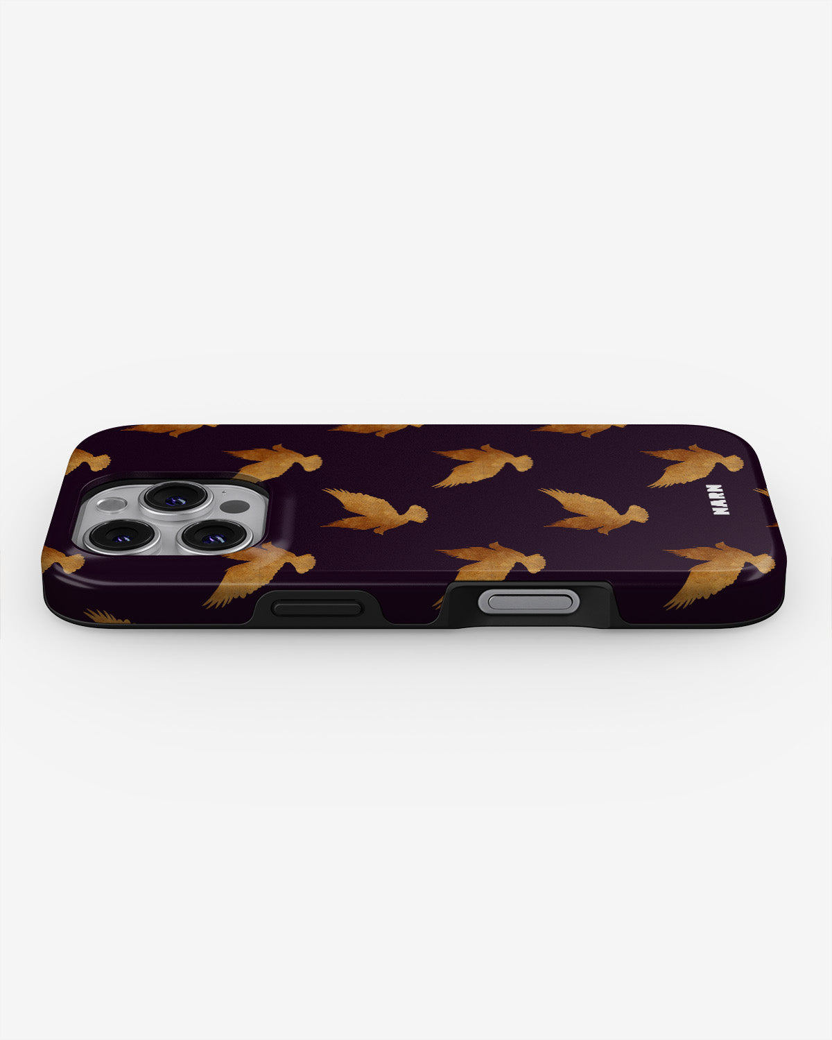 iPhone 16 Pro Tough Case – Royal Doves - View 3