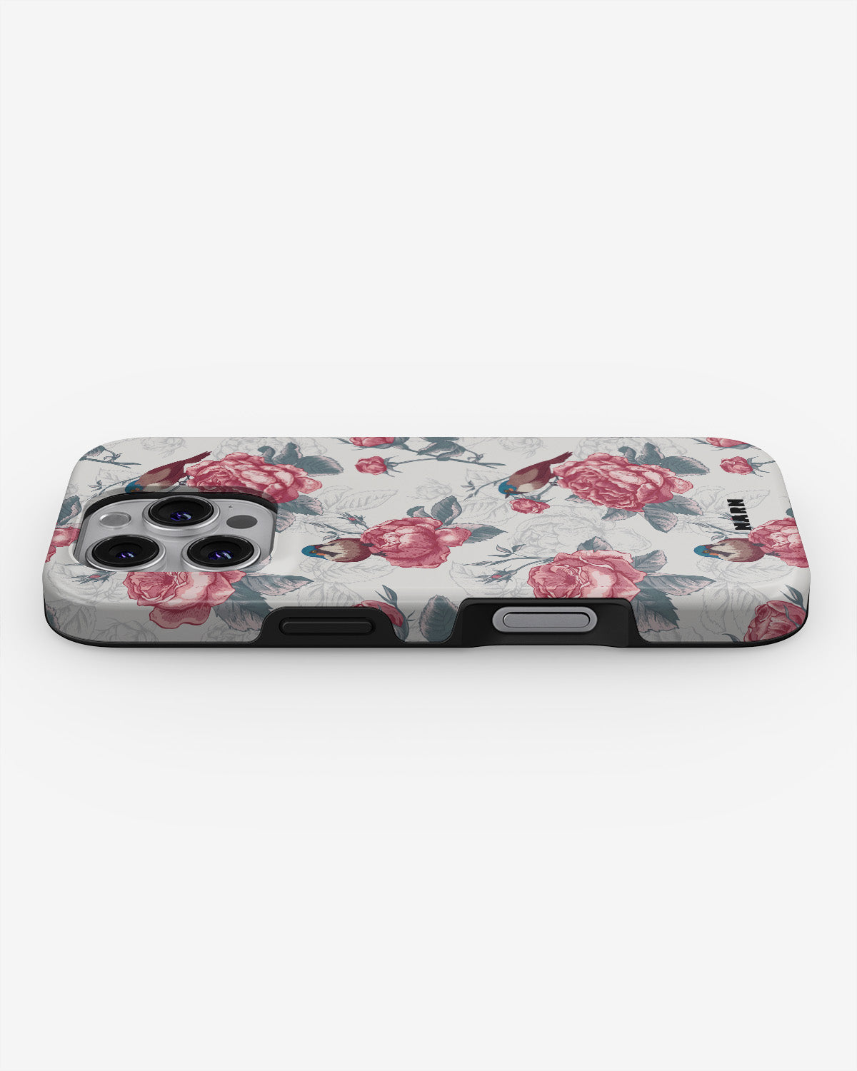 iPhone 16 Pro Tough Case – Birds Among Roses - View 3