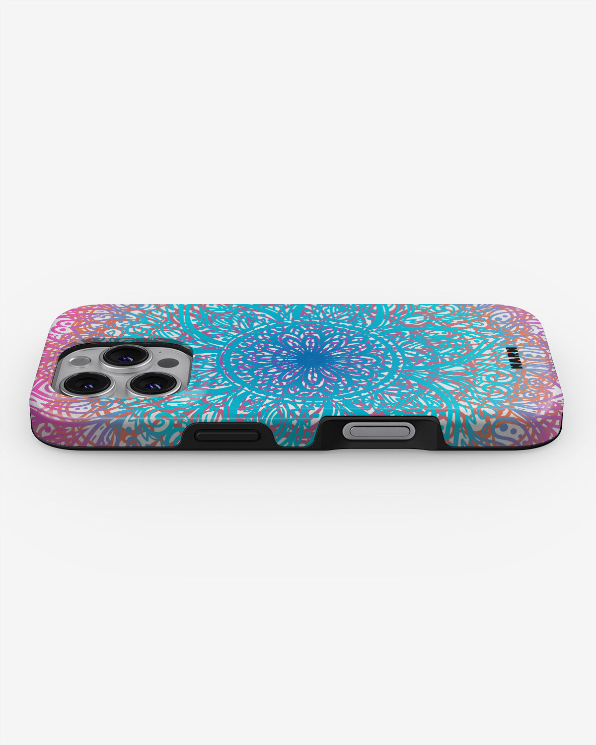 iPhone 16 Pro Tough Case – Pastel Mandala - View 3