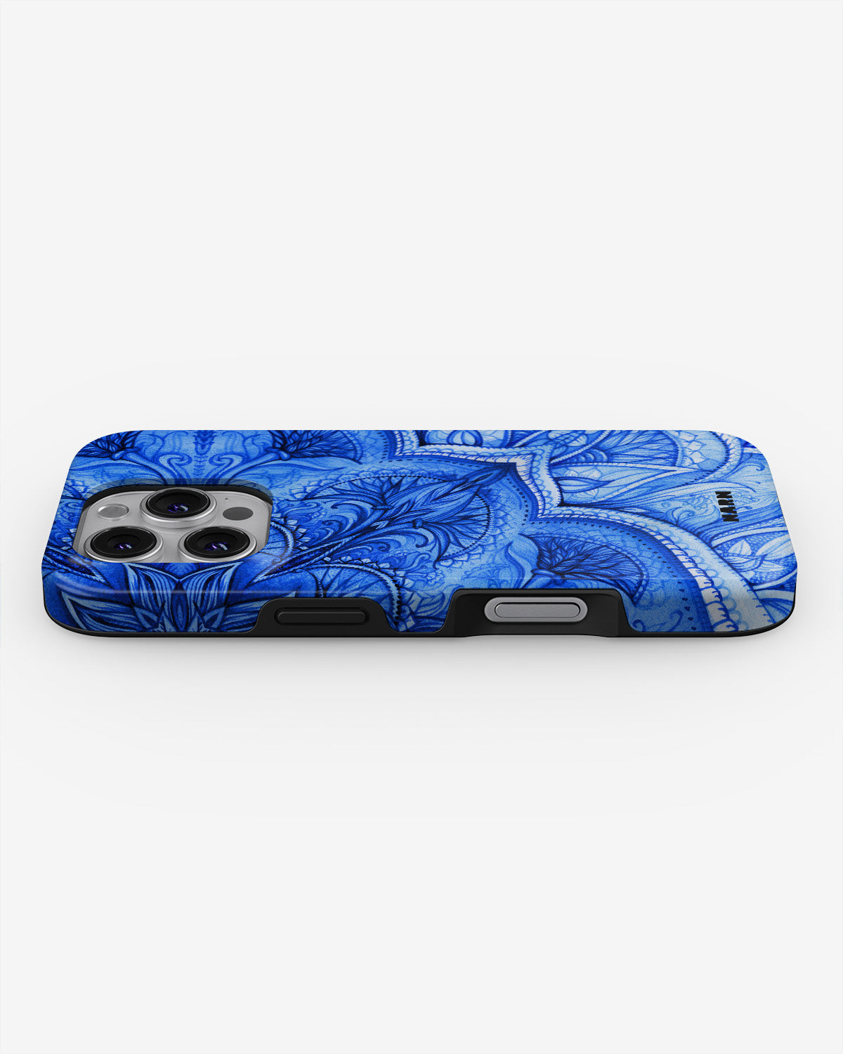 iPhone 16 Pro Tough Case – Blue Vintage - View 3